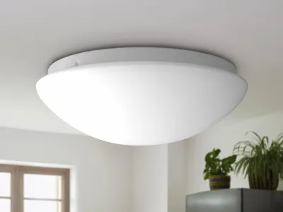 Immagine prodotto di Plafoniera con paralume in vetro, plafoniera per scale e corridoi Ø 30 cm