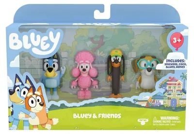Produktbild von Moose Toys Bluey & Friends, 3 Jahr(e), Mehrfarbig