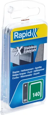 Obrázok produktu pre Rapid 40109575, Balík svoriek, 1 cm, 650 svoriek, Upevnenie, Nerezová oceľ, Nerezová oceľ