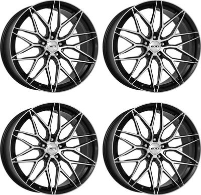 Image de 4 jantes Dotz Suzuka dark 8,5Jx19 5x112 pour Jeep Cherokee, Compass et Renegade