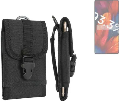 Produktbild von K-S-Trade Holster Handy Hülle kompatibel mit Xiaomi Redmi Note 13 LTE Holster Handytasche Gürtel Tasche Schutz Hülle Robust Outdoor schwarz