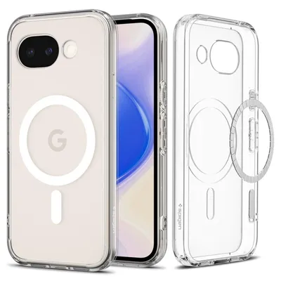 Image de Spigen Ultra Hybrid (Mag Fit), coque, Google, Pixel 10a, 16 cm (6,3 pouces), blanc, transparent
