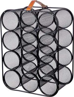 Produktbild von Gilde Weinregal, rechteckig, "Industrial", Metall, schwarz, VE 2, L. 18,5 cm, B. 29 cm, H. 40 cm Höhe: 40.00 cm Breite: 29.00 cm Tiefe: 18.50cm  60208