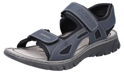 Produktbild von Rieker - Herrensandale - navy/schwarz/schwarz 2676114 (-/Navy/schwarz/schwarz)