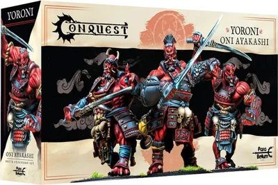 Produktbild von Conquest Yoroni Oni Ayakashi 3 Brute Kunststoff Tabletop-Figuren 38 mm Maßstab