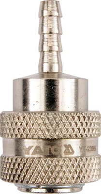Produktbild von Schnellkupplung Buchse D für Schlauch 1/4 Zoll, 6 mm, Stahl