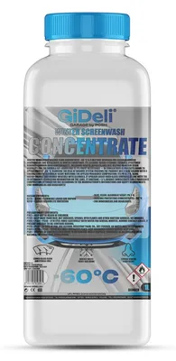Produktbild von Scheibenfrostschutz Konzentrat -60°C 1L Winter Wischwasser Reiniger Auto GiDeli