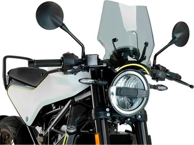 Produktbild von Puig Carenabris New Generation Sport Husqvarna Svartpilen 401/vitpilen 401 Windschutzscheibe Grau  Grau One Size