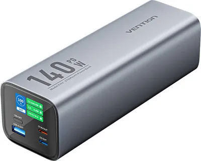 Immagine prodotto di Powerbank Vention Display Led 27000Mah 140W Fhvh0 (Grigio)