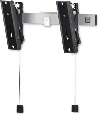Produktbild von One For All WM6423, 81,3 cm (32"), 195,6 cm (77"), 100 x 100 mm, 400 x 200 mm, 0 - 20°, Schwarz, Silber