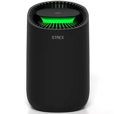 Produktbild von Strex Luftentfeuchter Elektrisch - Extrem leise - 600ml/Tag - Schwarz - Geeignet für Haus / Schlafzimmer & Büro