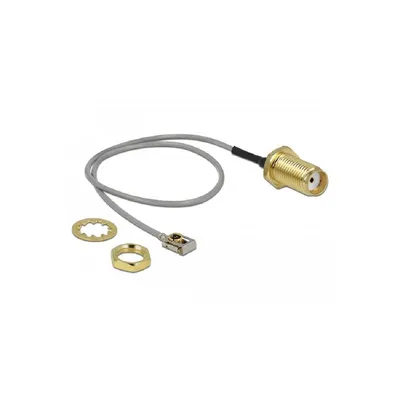 Produktbild von DeLOCK 89930, 0,2 m, Koaxial, SMA, MHF I LK, Schwarz, Grau