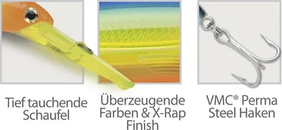 Produktbild von Rapala X-Rap Magnum 16cm PSYC Gewicht 72g