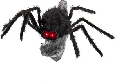 Produktbild von Große springende Spinne mit Licht & Soundeffekte 70 cm als gruselige Halloween Dekoration