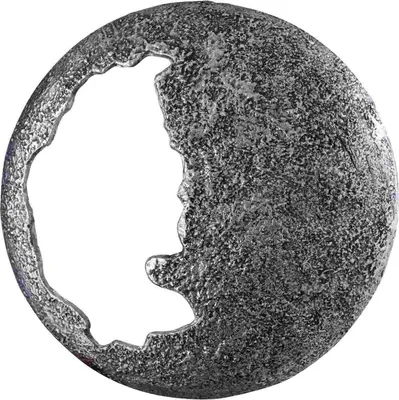 Zdjęcie produktu dla PTMD Dekoracja ścienna Merve - 60x12x60 cm - Aluminium - Srebrny