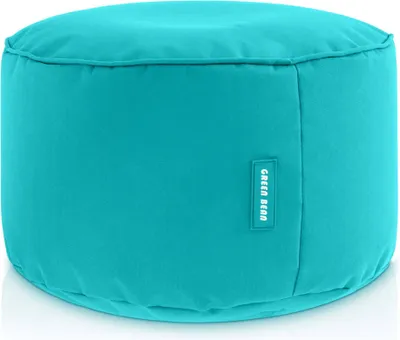 Produktbild von Green Bean® Sitzsack-Hocker "Stay" 45x25cm mit EPS-Perlen Füllung - Fußhocker Sitz-Pouf für Sitzsäcke - Fußablage Sitzkissen Sitzhocker Türkis