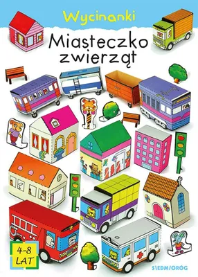 Produktbild von Miasteczko zwierząt Wycinanki wydanie 2023