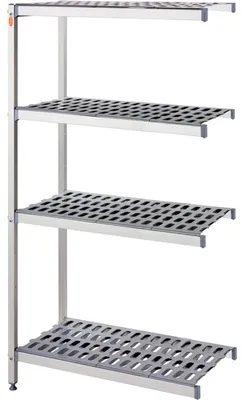 Immagine prodotto di Scaffale in alluminio con 2 gambe 1164x560x1680 mm (LxPxH)