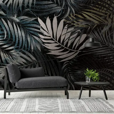 Imagen del producto de Profhome 382381-GU Fotomural jungla mate  gris 3,71 m x 2,8 m