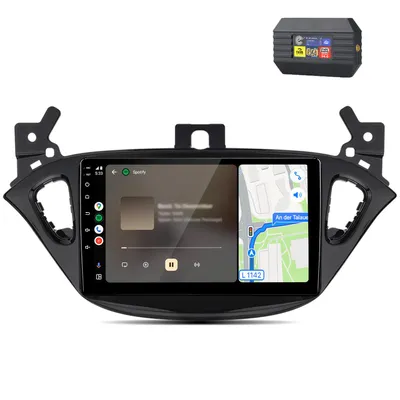 Produktbild von Mit DAB+ Adapter Autoradio Für Opel Corsa E 2014-2019 Adam Carplay Android Auto Car Multimedia Radio GPS Navi WIFI BT RDS SWC 9 Zoll 2+64GB