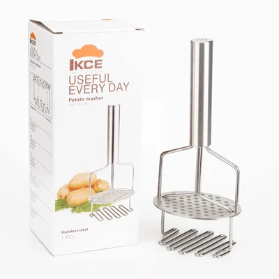 Image de Presse-purée en acier inoxydable, 24 cm, pour la préparation de la purée de pommes de terre