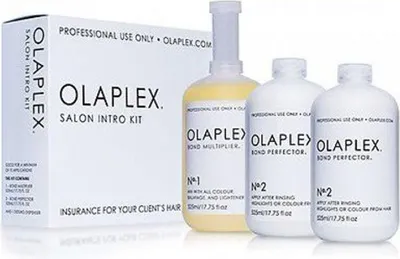 Produktbild von Olaplex Salon Kit No. 1 Bond Multiplier 525 ml + No. 2 Bond Perfector 2 x 525 ml + Dispensor