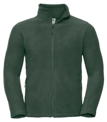 Imagen del producto de Russell - Chaqueta de forro polar para hombre, con cremallera completa - Para actividades al aire libre, modelo LT4974 (talla 3XL), color verde botella