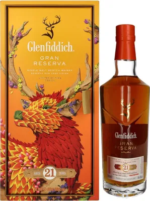 Obrázok produktu pre Glenfiddich 21 rokov GRAN RESERVA Rum Cask Finish Limited Edition 2023 40 % obj. 0,7 l v darčekovej krabičke