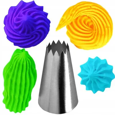 Produktbild von EkoForemki Tortenspitze Stern mit 12 Zähnen 12 mm