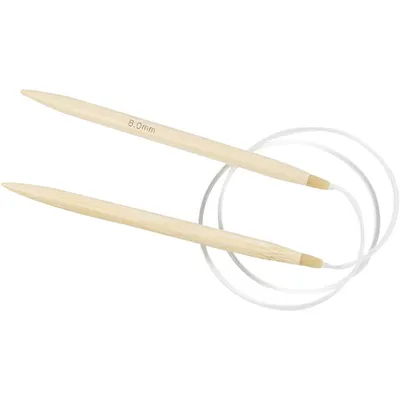 Produktbild von Creativ Company Rundstricknadel aus Bambus, 80 cm - Nr. 8