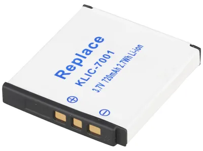 Produktbild von Akku passend für Kodak Klic-7001, EasyShare V550, NP40, MEDION MD85863, 700mAh