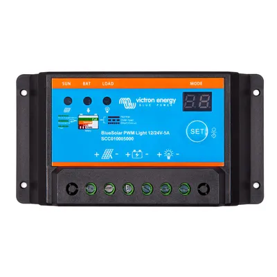 Produktbild von Victron Energy Bluesolar Pwm-Light 12/24-30 Laderegler (SCC010030020)