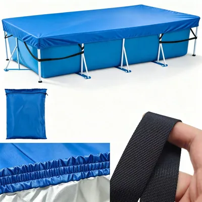 Produktbild von Poolabdeckung, 450 x 220 cm | Solarabdeckung mit Gummiband und Kordel