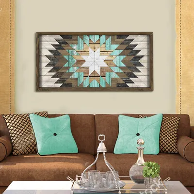 Produktbild von Wallity, Almıla- EVL4538, Braun, Leinwandbilder, 40 x 100 cm, Gemälde: 100% MDF (Dicke: 3mm)