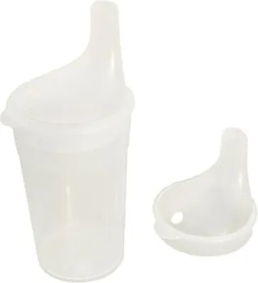 Produktbild von Trinkbecher mit Teeaufsatz langes Mundstück transparent>>>>