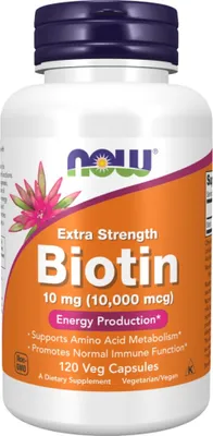 Produktbild von NOW Foods | Biotin 10000 mcg / Extra Strength