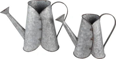 Obrázok produktu pre Clayre & Eef Dekorácie Kanva na zalievanie 40x16x29 cm Sivá kovová