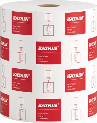 Produktbild von Katrin Handtuchrolle M 485049 1lg 1.000Bl. 20,5x30cm ws 6 St./Pack.