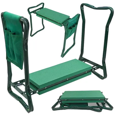 Obrázek produktu pro Zahradní kolenní opěrka, výška 49 cm, šířka 27 cm, délka 60 cm, maximální nosnost 150 kg, hmotnost 2,5 kg