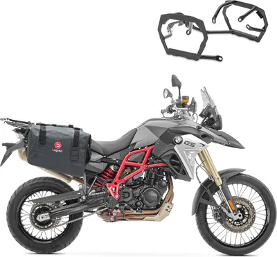 Obrázok produktu pre Sedlové brašne + nosič na brašne vhodný pre brašne BMW F 800 GS 08-18 # W