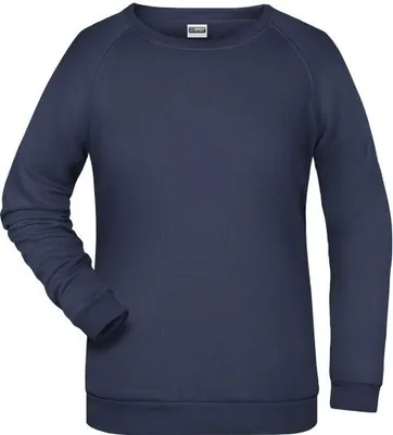 Produktbild von Rundhals-Sweatshirt mit Raglanärmeln für Damen navy, Gr. S