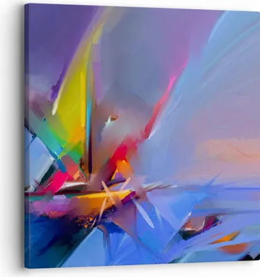 Produktbild von Bild auf Leinwand - Leinwandbild - Abstraktion modern - 30x30cm - Wand Bild - Wanddeko - Wandbilder - Leinwanddruck - Bilder - Kunstdruck - Wanddekoration - Leinwand bilder - Wandkunst - AC30x30-4030