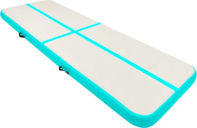 Obrázok produktu pre vidaXL Nafukovacia gymnastická podložka s pumpou 400x100x20 cm PVC zelená