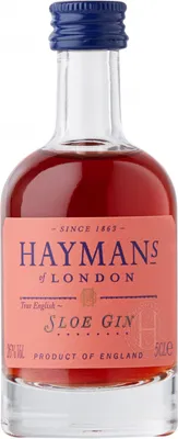 Produktbild von Haymans Sloe Gin Miniatur 50 ml (26% Vol) - [Enthält Sulfite]
