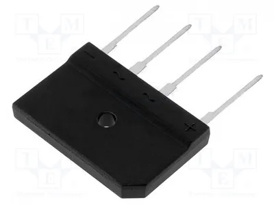 Produktbild von Einphasen Brückengleichrichter; Urmax: 800V; If: 25A; Ifsm: 320A GBJ2508 Einphasendiodenbrücken flach