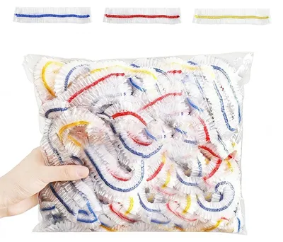 Frischhaltefolie mit Gummiband, 300 Stück, transparent, wiederverwendbar