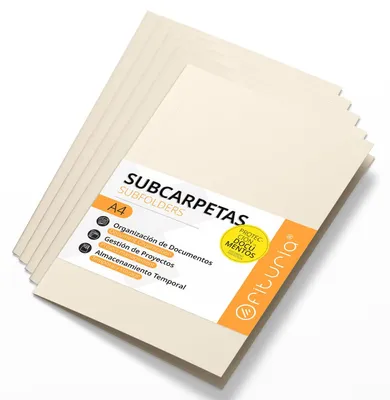 Produktbild von Schnellhefter Pappe A4, Mappen für Dokumente 180g, Klassifizierungsmappe Unterla