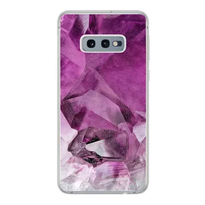Produktbild von MuchoWow® Handyhülle Schutzhülle Hülle für Samsung Galaxy S10e Kristall - Naturstein - Luxus Silikon Softcase Handy Hülle - Handy