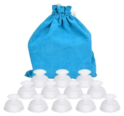 Image de Ensemble de silicone pour thérapie par ventouses et massage anti-cellulite