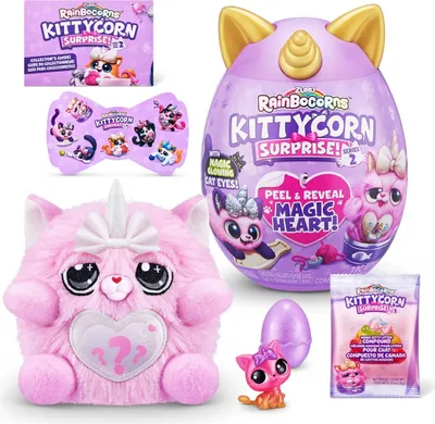 Produktbild von ZURU 9279H - Rainbocorns Kittycorn Surprise Serie 7 - Chinchilla-Katze Chai